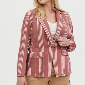 Rose Longline Blazer NWT